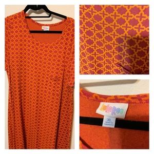 Xl orange and pink Carly